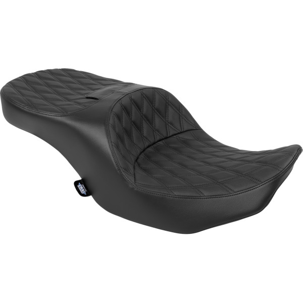 【USA在庫あり】 DRAG Specialties ドラッグスペシャリティー Seat Freedom Tour 2-up Black Vinyl DD Black Stitch Touring 0801-2098 HD店