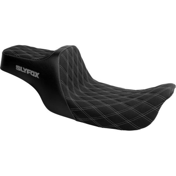 【USA在庫あり】 SLYFOX SEAT HIGHNOON 2UP SILVER LOGO DD SLIP STOP FLHR/X 1997-07 0801-2149 HD店