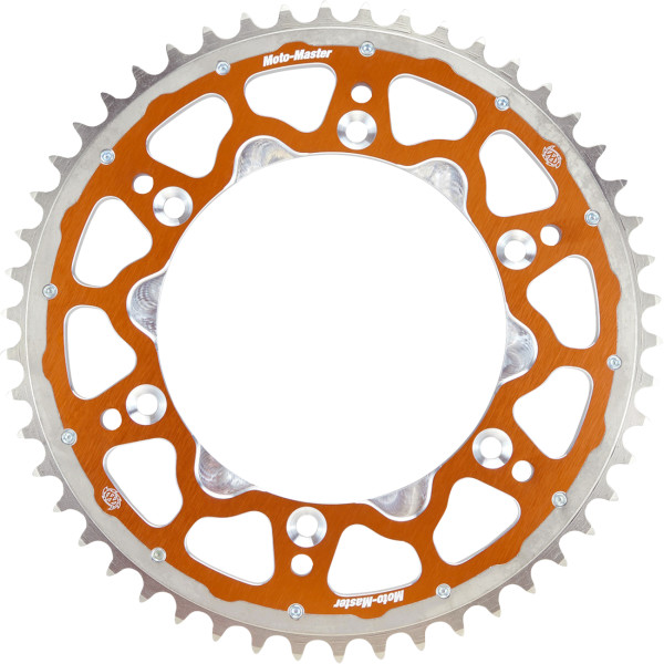 【USA在庫あり】 モトマスター Moto-Master FUSION SERIES DUAL RING SPROCKET (ORANGE, 420-46T) HUS, KTM 1211-2393 HD店