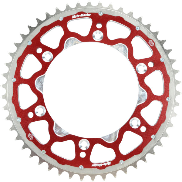 【USA在庫あり】 モトマスター Moto-Master FUSION SERIES DUAL RING SPROCKET (RED, 420-48T) HONDA 1211-2929 HD店