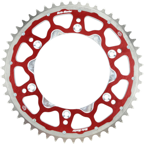【USA在庫あり】 モトマスター Moto-Master FUSION SERIES DUAL RING SPROCKET (RED, 420-49T) HONDA 1211-2930 HD店 15,011円