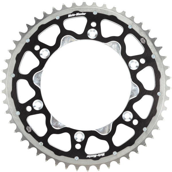 【USA在庫あり】 モトマスター Moto-Master FUSION SERIES DUAL RING SPROCKET (BLACK, 428-50T) TM 1211-2947 HD店