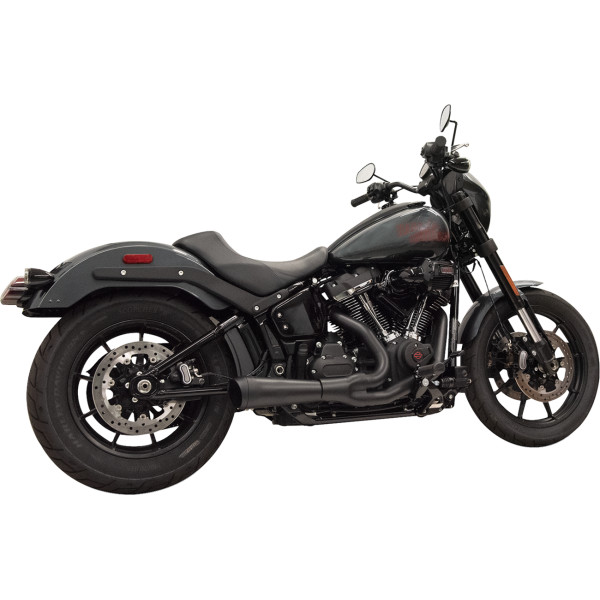 【USA在庫あり】 バッサニ Bassani EXHAUST SHORT RIPPER 2:1 BLACK 49 STATE M8 SOFTAIL 1800-2752 HD店