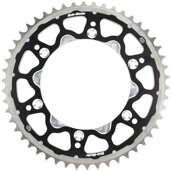 【USA在庫あり】 モトマスター Moto-Master FUSION SERIES DUAL RING SPROCKET (BLACK, 420-48T) HONDA 1211-2925 HD店