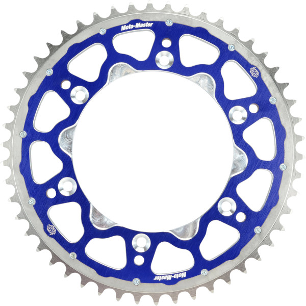 【USA在庫あり】 モトマスター Moto-Master FUSION SERIES DUAL RING SPROCKET (BLUE, 428-47T) TM 1211-2948 HD店