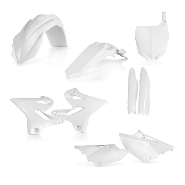 【USA在庫あり】 Acerbis 16-22 Yamaha YZ125/250/ YZ125X/ YZ250X Full Plastic Kit - White acb2402960002 HD店