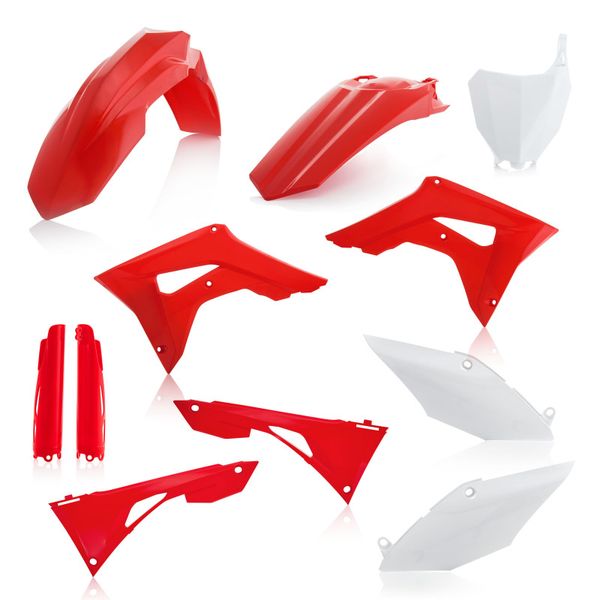【USA在庫あり】 Acerbis 19-22 Honda CRF250R/450R/450R-S(Includes Airbox/Not Tank Cover)Full Plastic Kit - Red/White acb2736256345 HD店