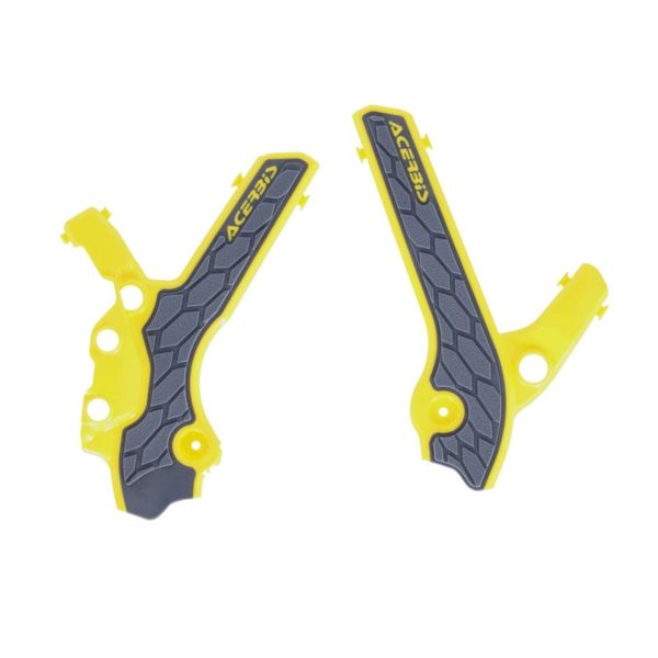 【USA在庫あり】 Acerbis 00+ Suzuki DRZ400E/S/SM Frame Guards- X-Grip - Gray/Yellow acb2983341120 HD店 9,077円