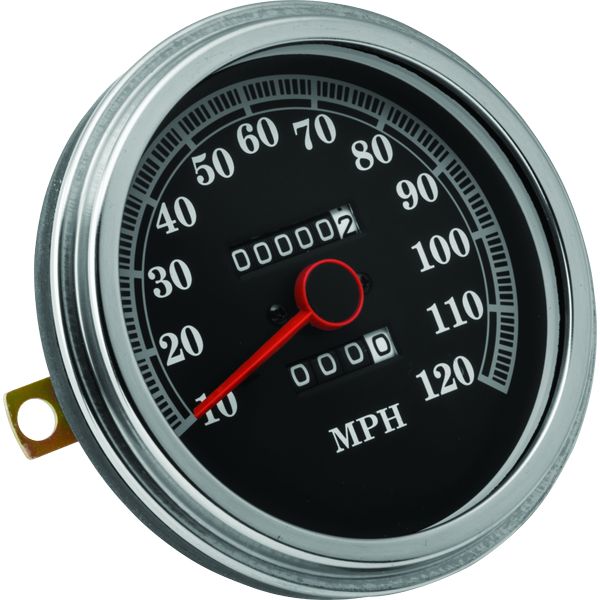 【USA在庫あり】 Bikers Choice 91-95 Softail Black Face Speedo With Dome Lens 2240:60 Front Drive Cast Dash Only bkc490043 HD店