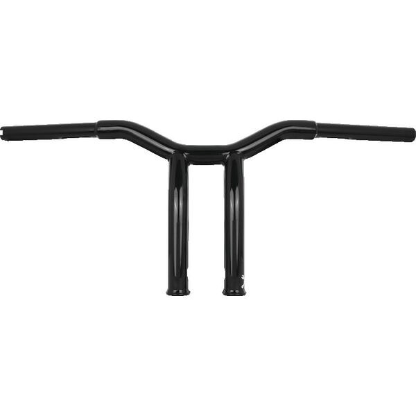 【USA在庫あり】 Burly Brand Dominator Raked Bar 10in - Gloss Black burB12-6051B HD店