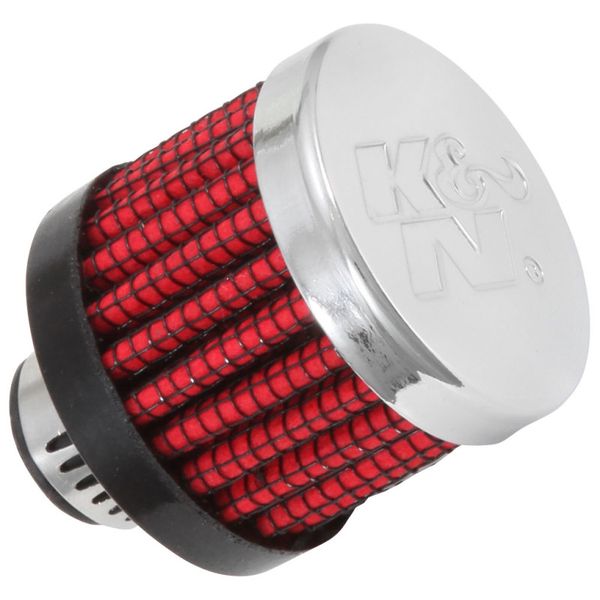 【USA在庫あり】 K&N .315/.431 Flange 1 3/8 inch OD 1.5 inch H Clamp On Crankcase Vent Filter knn62-2470 HD店