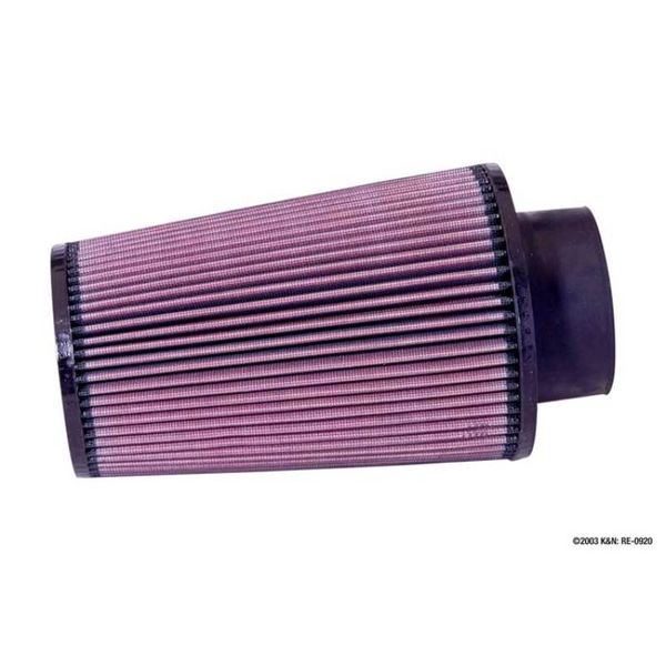 【USA在庫あり】 K&N Universal Rubber Filter 3 1/2inch ID FLG / 6inch Base / 4-5/8inch Top / 9inch Height knnRE-0920 HD店