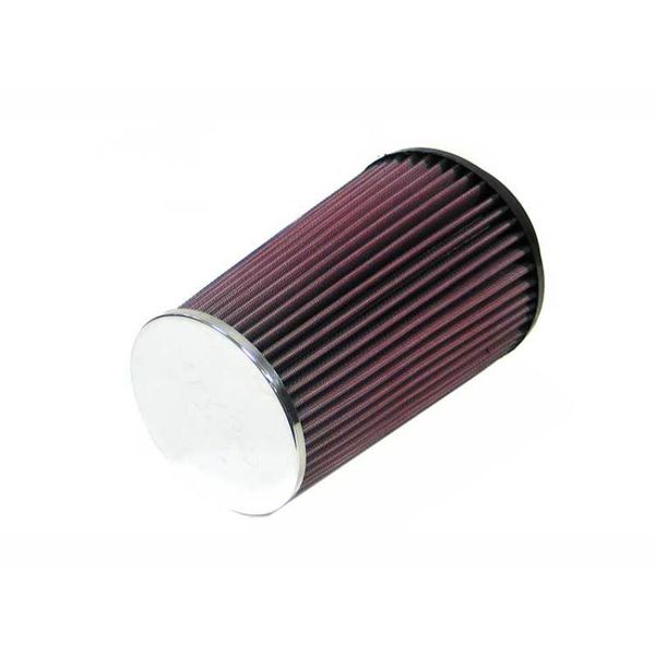 【USA在庫あり】 K&N Universal Chrome Filter 4 inch FLG / 5 3/8 inch Bottom / 4 1/2 inch Top / 8 inch Height knnRC-4580 HD店