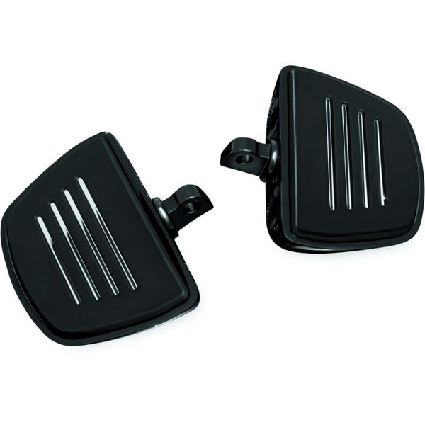 【USA在庫あり】 Kuryakyn Premium Mini Boards With Male Mount Adapters Black kur7578 HD店