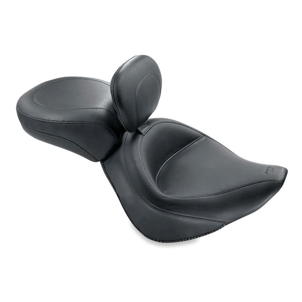 【USA在庫あり】 Mustang 00-15 Harley Softail Standard Rear Tire Wide Touring Recessed Passenger Seat - Black mmp79488 HD店 39,207円
