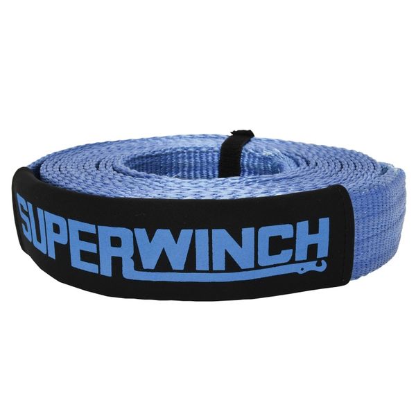 【USA在庫あり】 Superwinch Recovery Strap 20000 lbs 2in x 30 ft w/ Reinforced Closed-Loop Ends suw2518 HD店