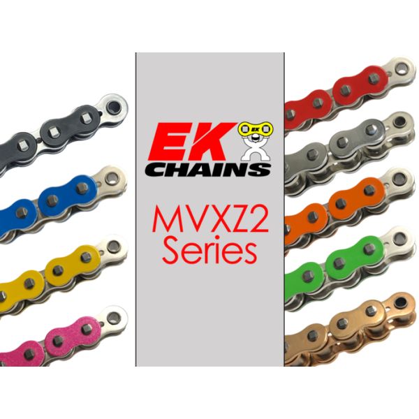 【USA在庫あり】 Vortex Racing EK 525 MVXZ2 Rivet Master 120 Links- Black/Nickel vtx525MVXZ2-120K HD店