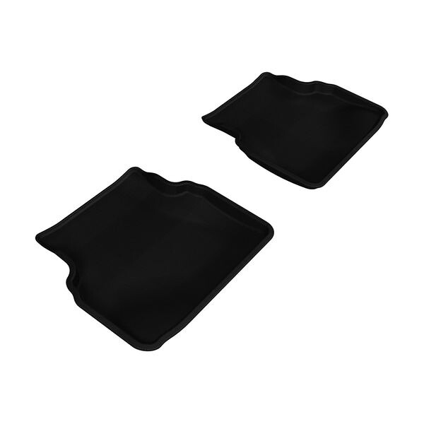 【USA在庫あり】 3D MAXpider 2002-2007 Subaru Impreza Kagu 2nd Row Floormats - Black aceL1SB01021509 HD店