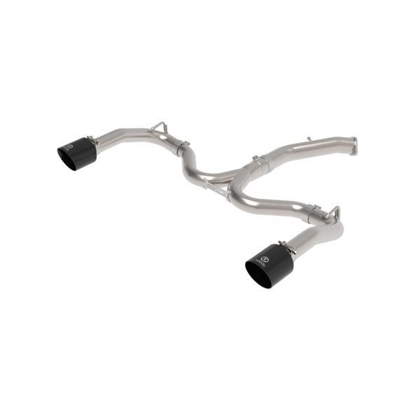 【USA在庫あり】 aFe 20-21 Kia Forte GT 1.6L 3in-2.5in 304 Stainless Steel Axle-Back Exhaust w/ Black Tips afe49-37037-B HD店