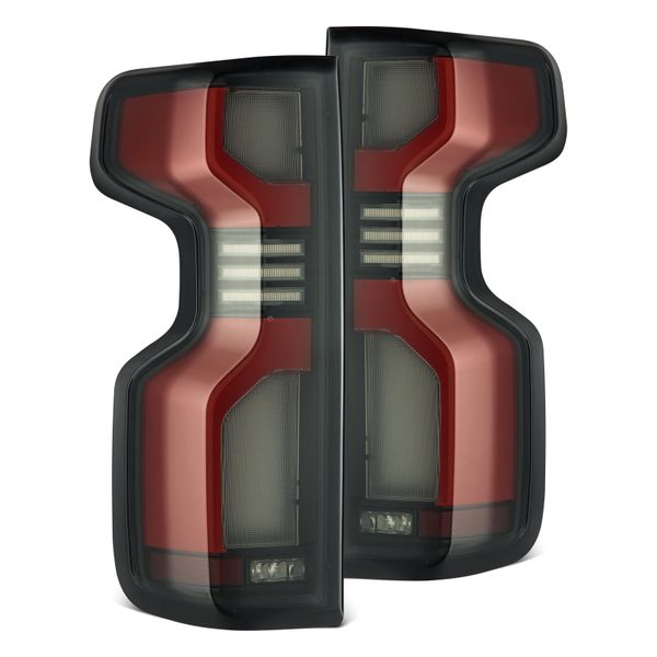 【USA在庫あり】 AlphaRex 19-24 Chevy Silverado 1500 / 20-24 2500HD/3500HD LUXX-Series LED Tail Lights Red arx620068 HD店