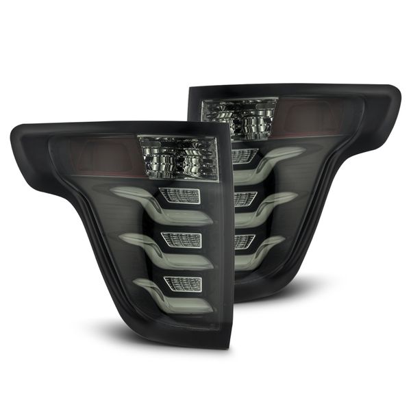 【USA在庫あり】 AlphaRex 11-15 Ford Explorer PRO-Series LED Tail Lights Jet Black arx660010 HD店