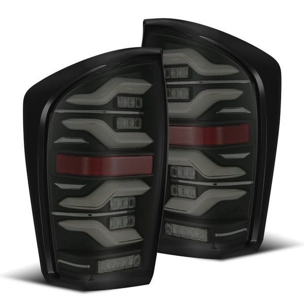 【USA在庫あり】 AlphaRex 16-21 Toyota Tacoma LUXX LED Taillights Blk w/Activ Light/Seq Signal arx680090 HD店