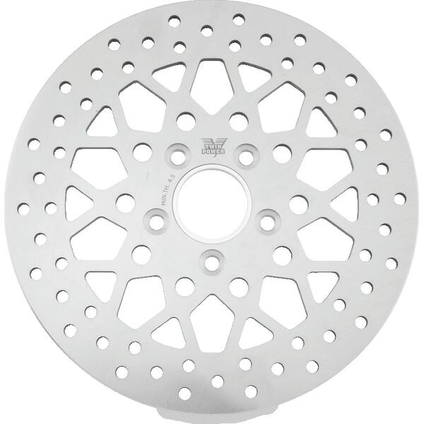 【USA在庫あり】 Twin Power 84-17 Big Twin Exc 08-17 FLH FLT Rear 11.5 Solid Rotor Mesh twp666842 HD店