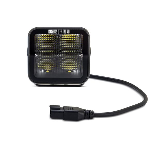 【USA在庫あり】 Borne Off-Road Light Pods (Kit of 2) 3x3 Flood brnBNLT-LP33-2F HD店