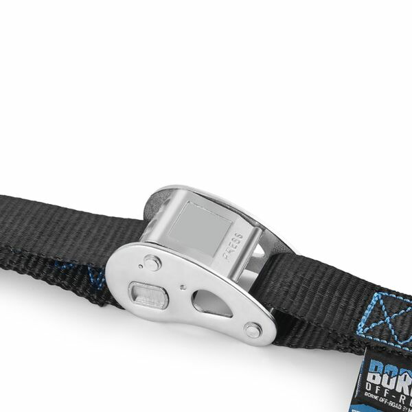 【USA在庫あり】 Borne Off-Road Cam Buckle Tie-Down Kit (2-Pack) Black brnBNRTC-TDCB-2BK HD店