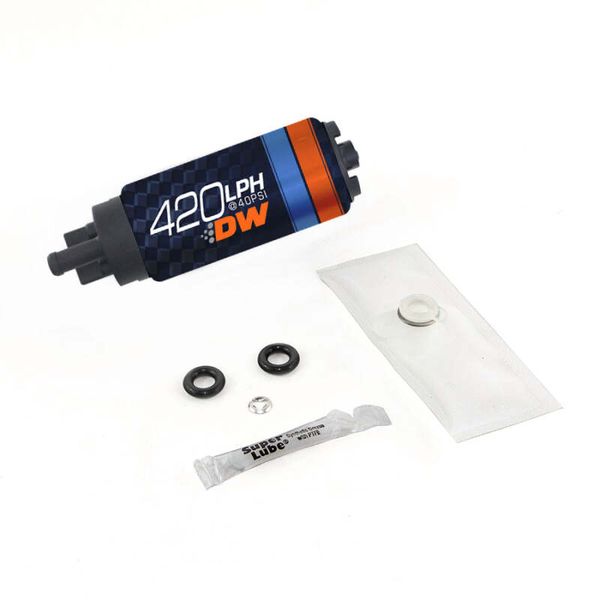 【USA在庫あり】 Deatschwerks DW420 Series 420lph In-Tank Fuel Pump w/ Install Kit For Civic (Excludes Si) 06-11 dwk9-421S-1007 HD店