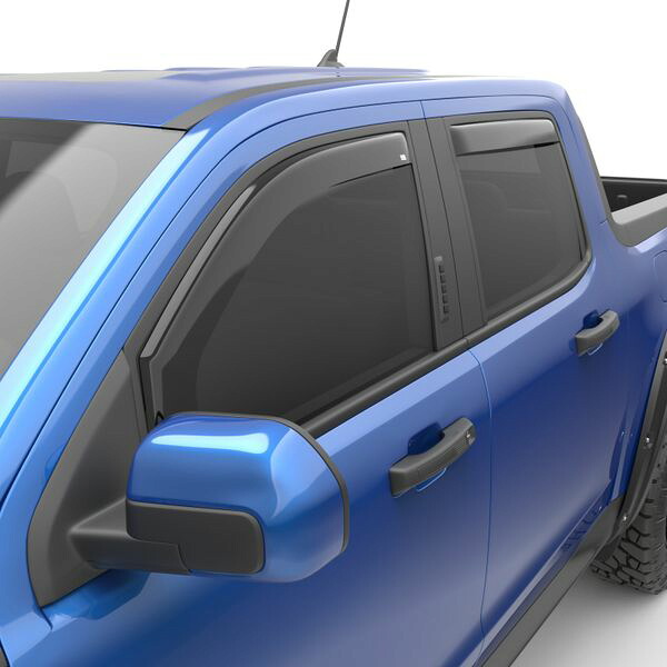 【USA在庫あり】 EGR 22-23 Ford Maverick Lariat XL XLT Front/Rear Window Visors - Dark Smoke Finish egr573591 HD店