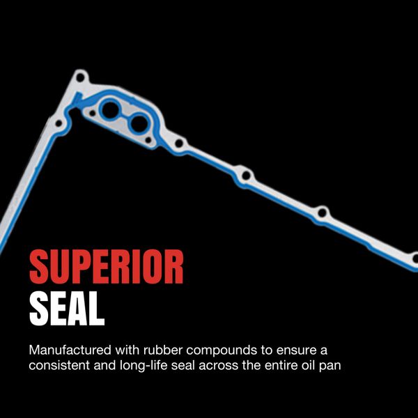 【USA在庫あり】 Fel-Pro 90-01 Acura Integra/99-00 Honda Civic Engine Oil Pan Gasket Set - PermaDry Molded Rubber felOS30630R HD店