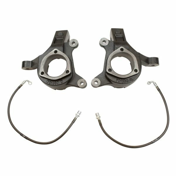 【USA在庫あり】 MaxTrac 07-16 GM C1500 2WD 3in Front Lift Spindles w/Extended DOT Compliant Brake Lines mxt701330BL HD店 138,585円