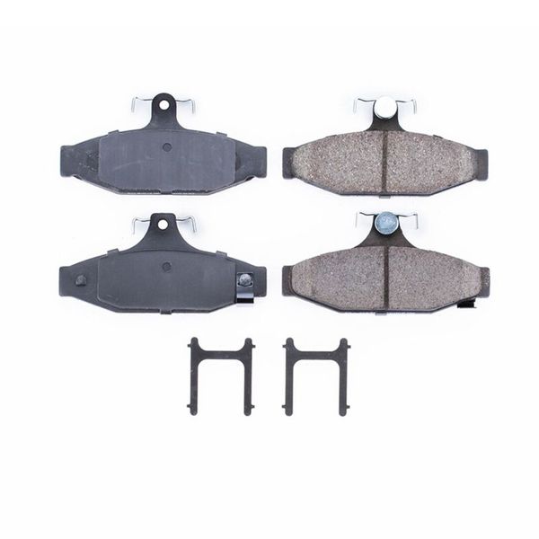 【USA在庫あり】 Power Stop 87-97 Chevrolet Camaro Rear Z17 Evolution Ceramic Brake Pads w/Hardware psb17-413 HD店
