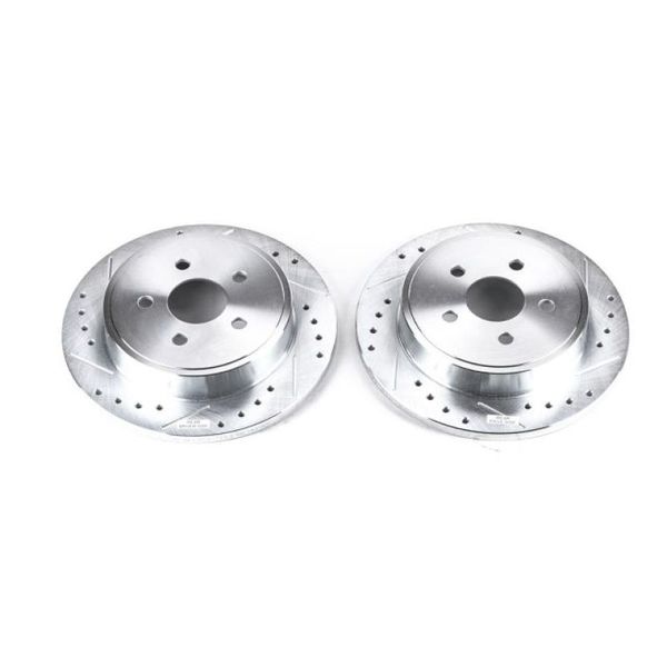 【USA在庫あり】 Power Stop 03-07 Chrysler PT Cruiser Rear Evolution Drilled & Slotted Rotors - Pair psbAR8353XPR HD店 27,336円