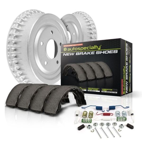 【USA在庫あり】 Power Stop 92-01 Jeep Cherokee Rear Autospecialty Drum Kit psbKOE15327DK HD店