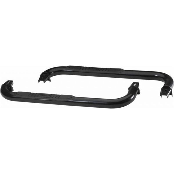 【USA在庫あり】 Rampage 1987-1995 Jeep Wrangler(YJ) 3 Inch Round Nerf Bar - Black ram8625 HD店