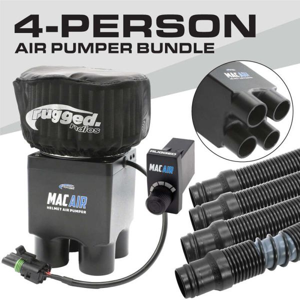 【USA在庫あり】 Rugged Radios MAC Air 4-Person Helmet Air Pumper (Bundle) rgdMAC-4P-KIT HD店 57,223円