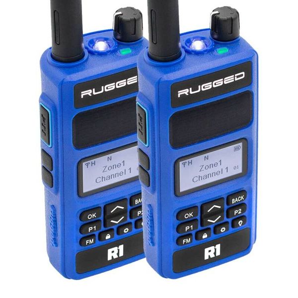 【USA在庫あり】 Rugged Radios 2 PACK - Rugged R1 - Business Band Two Way Handheld Radio - Digital and Analog rgdR1-2-PACK HD店
