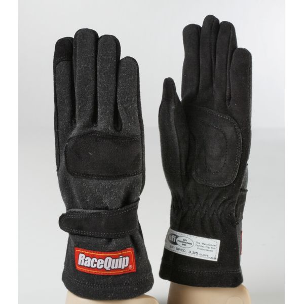 【USA在庫あり】 RaceQuip Black 2-Layer SFI-5 Glove - XL rqp355006 HD店 14,632円