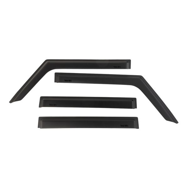 【USA在庫あり】 Rugged Ridge Window Visors Matte Black 18-20 Jeep Wrangler JLU/JT rug11349.17 HD店