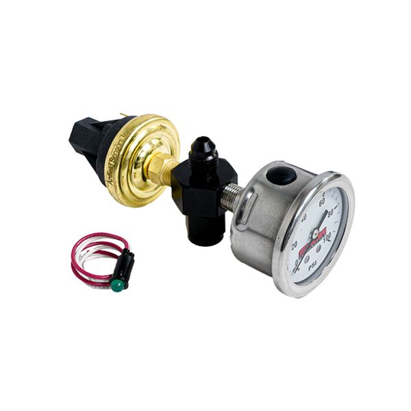 【USA在庫あり】 Snow Performance Low Pressure Safety Switch (Stainless Steel Braided Line) snoSNO-81083-BRD HD店