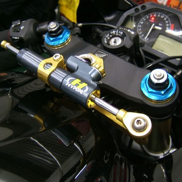 ハイパープロ HYPERPRO CNCステアリングダンパーステー 75mm/TYPE-3 05年-06年 CBR600RR ゴールド 22111026 HD店|ヒロチー商事 ハーレー 店