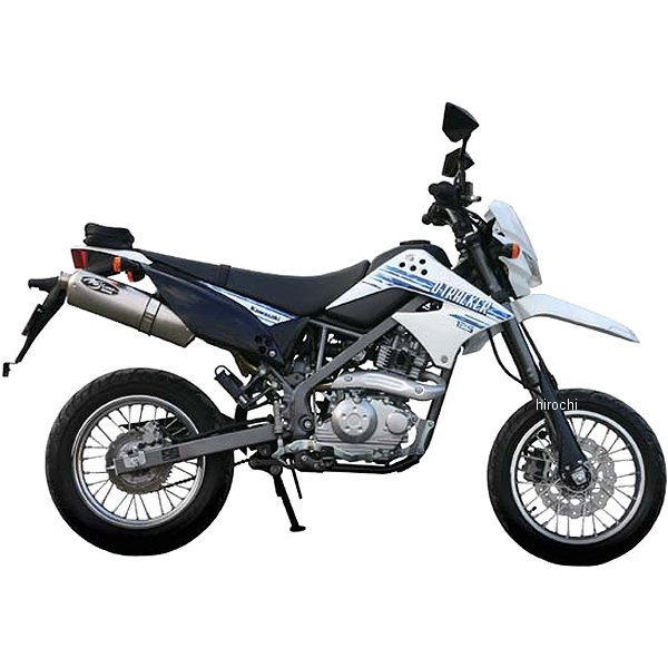 スリップオンマフラー異形サイレンサーソリッドKLX125 Dトラッカー125/KLX125 FI スリップオンマフラー ソリッド