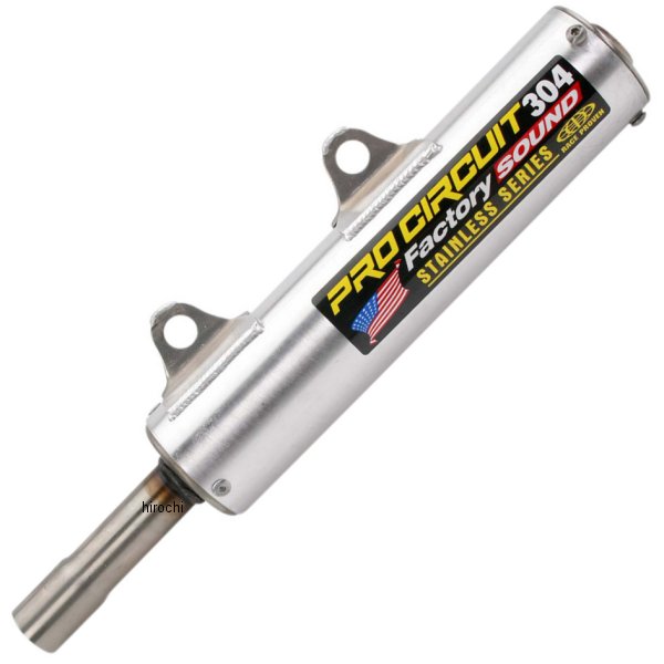【USA在庫あり】 プロサーキット Pro Circuit 304 ファクトリーサウンド マフラー 88年-89年 KX250、KDX250 ステンレス SK89200D-304 HD店｜ヒロチー商事 ハーレー 店 29,600円