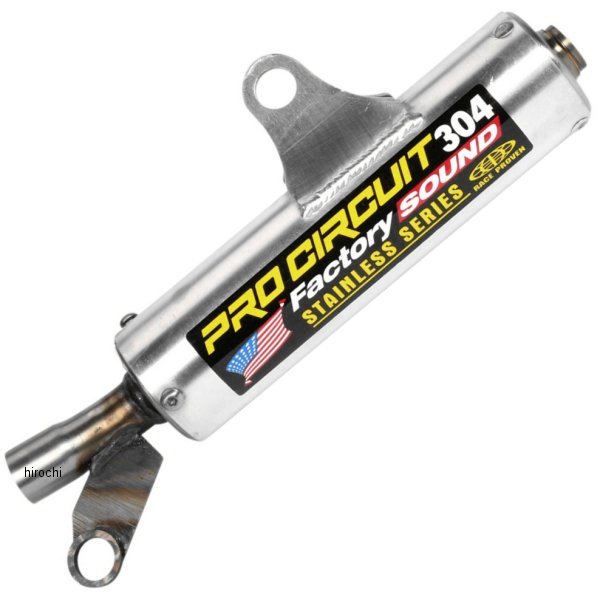 【USA在庫あり】 プロサーキット Pro Circuit 304 ファクトリーサウンド マフラー 89年-92年 RM125 ステンレス SS89125-304 HD店