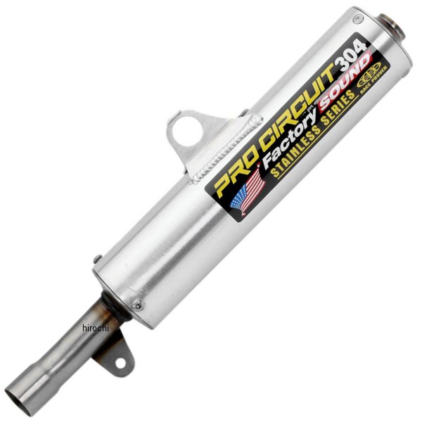 【USA在庫あり】 プロサーキット Pro Circuit 304 ファクトリーサウンド マフラー 89年 WR250、YZ250 ステンレス SY89250SE HD店