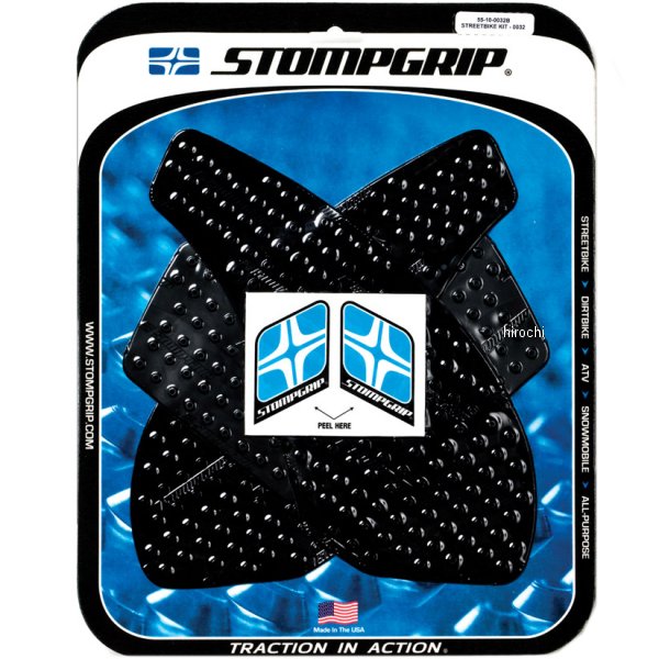 【メーカー在庫あり】 ストンプグリップ STOMPGRIP タンク グリップ ボルケーノ 07年-08年 ニンジャ ZX-6R 黒 55-10-0032B HD店｜ヒロチー商事 ハーレー 店
