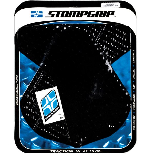 【メーカー在庫あり】 ストンプグリップ STOMPGRIP タンク グリップ ボルケーノ 08年-15年 KLR650 黒 55-10-0041B HD店