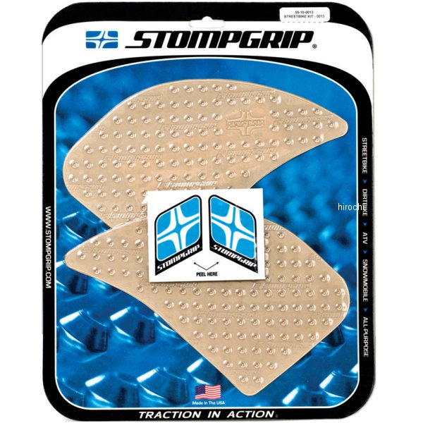 ストンプグリップ STOMPGRIP タンク グリップ ボルケーノ ビューエル XB クリア 55-10-0013C HD店